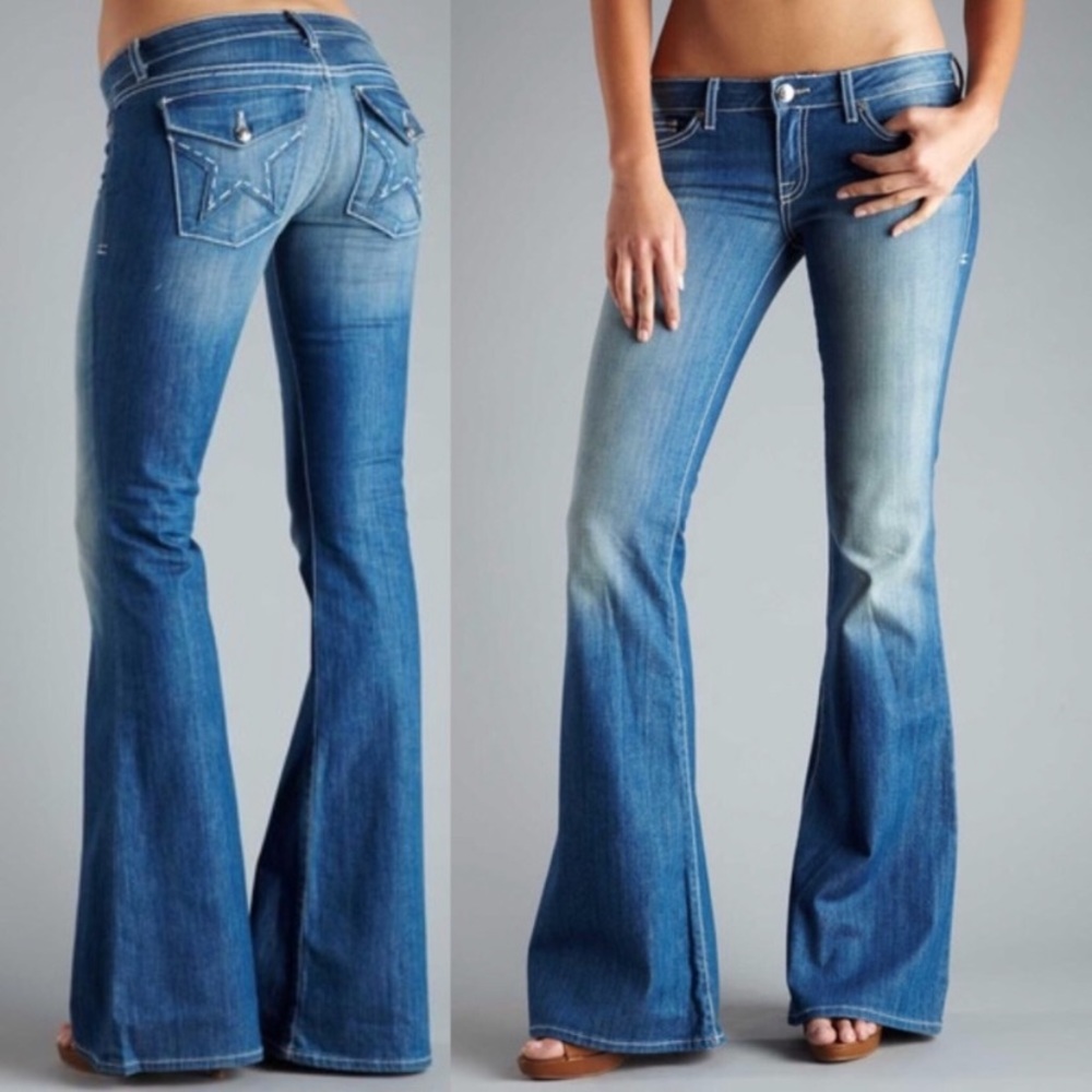 People’s Liberation Janine Bell Bottom Jeans Sz 27